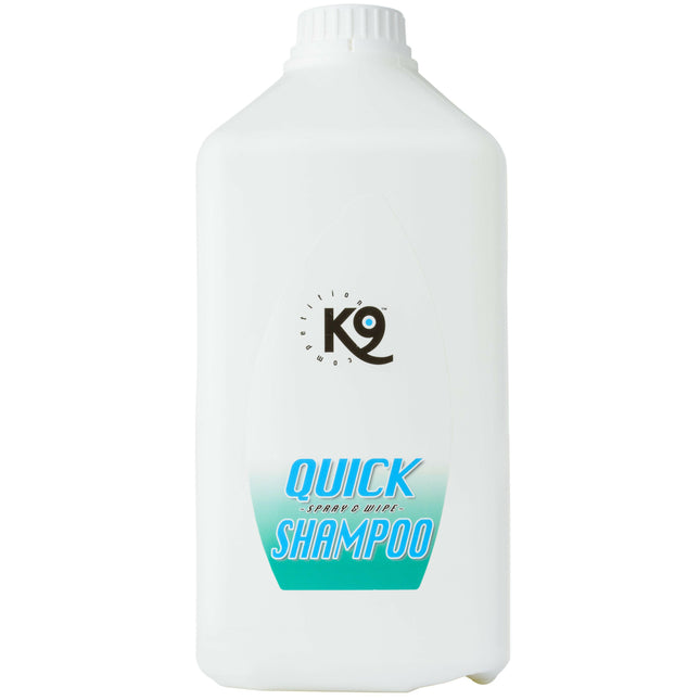 K9 Quick Shampoo - dry shampoo for horses, with soothing aloe - 2.7L.