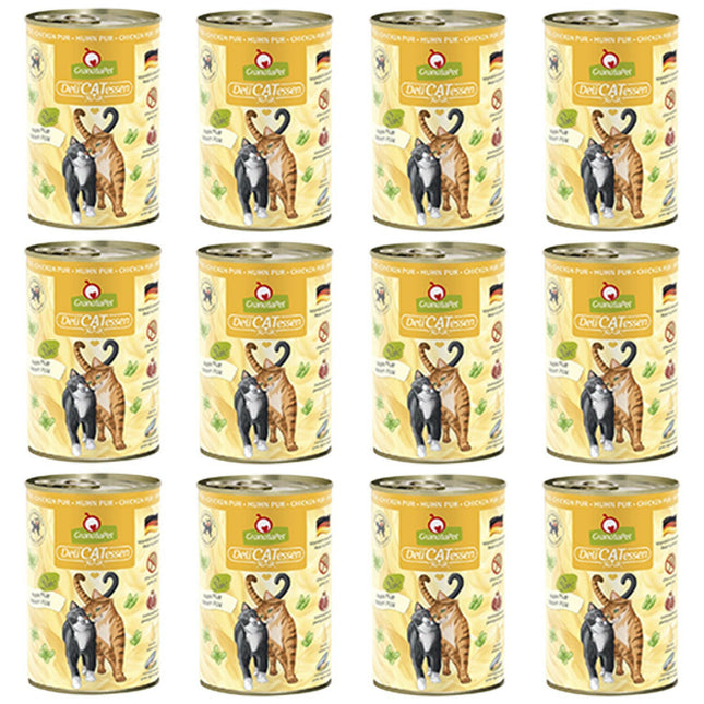 GranataPet DeliCatessen Chicken Pur - grain-free wet food for cats, chicken.