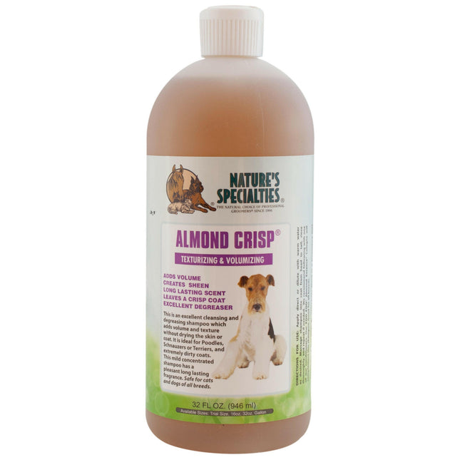 Nature's Specialties Almond Crisp Shampoo - texture and volume enhancing shampoo for dogs and cats, concentrate 1:32.