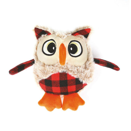 Record Owl - plush owl in.