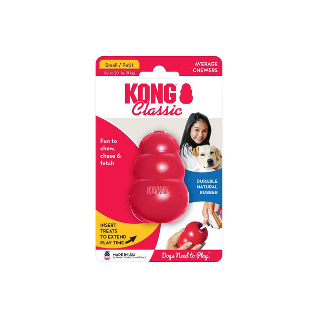 Kong Classic - rubber dog toy, original, - 8cm.
