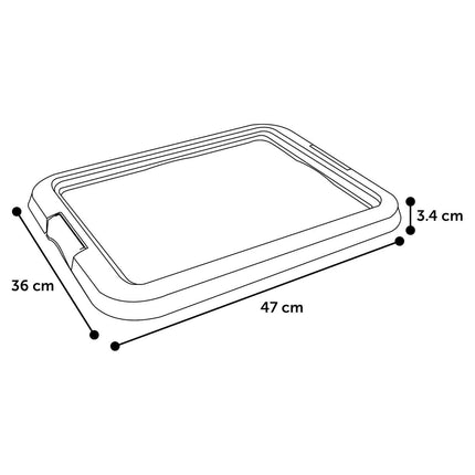 Flamingo Puppy Trainer + Pads - Dog Training Tray + 10 Pads.