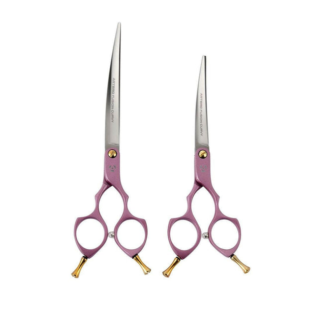 Artero Fusion Curvy Scissors - professional, lightweight scissors for Asian Fusion style grooming..