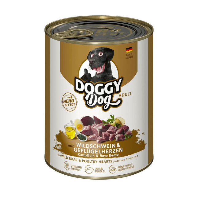 Doggy Dog Lamb & Rabbit - Grain-Free Wet Dog Food with Lamb and Rabbit.