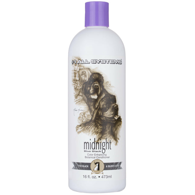 1 All Systems Color Enhancing Botanical Conditioner Midnight - conditioner enhancing dark gray fur.