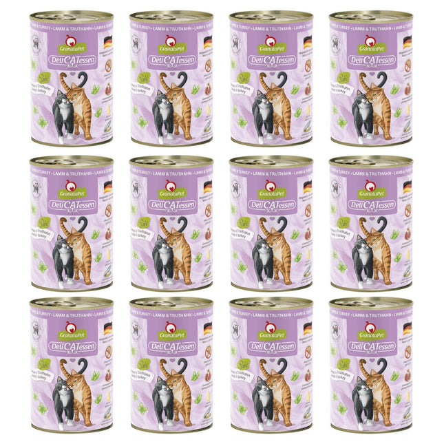 GranataPet DeliCatessen Lamb & Turkey - grain-free wet food for cats, lamb and turkey.