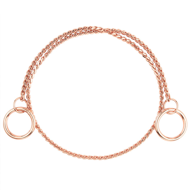 Show Tech Snake Chain Rose Gold - elegant display chain, rose gold.