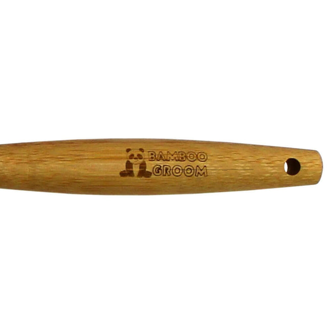 Bamboo Groom Dematting Rake - bamboo rake for large dogs.