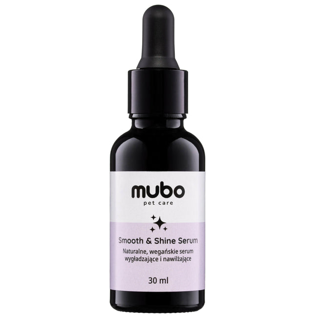Mubo Smooth & Shine Serum - natural smoothing and moisturizing serum for dog and cat fur.