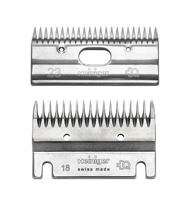 Heiniger 18/23 - complete blade set for horses with very dirty coats, cutting height.