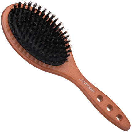 Comair Palisander Wooden Brush - wooden brush with natural bristles.