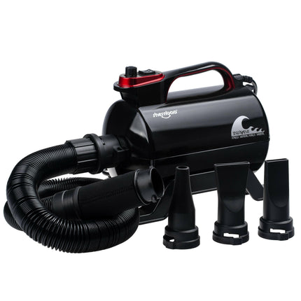 Shernbao Tsunami 2800W - single-motor table dryer with adjustable airflow and two-stage temperature control, 115 l/s.