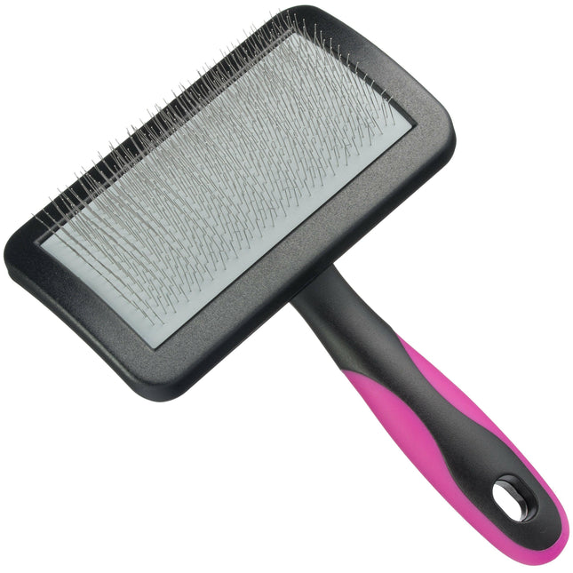 Blovi Medium Soft Slicker - soft slicker brush for dogs and cats.