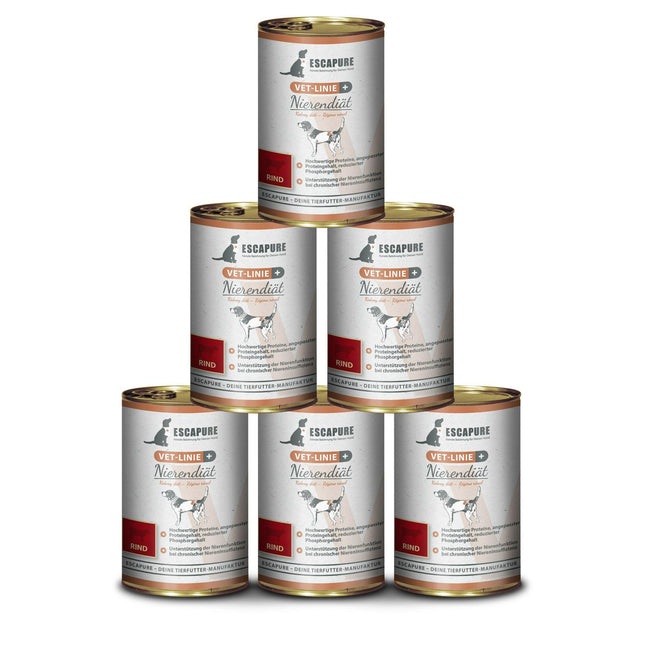 Escapure VET Kidney Diet Beef - wet food for dogs, kidney support.