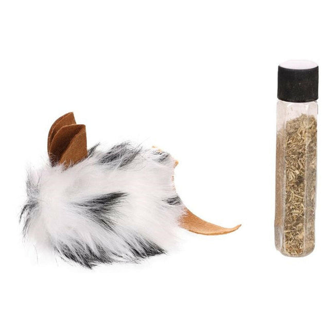 Flamingo Cat Sikske Mouse - cat toy with catnip refill.