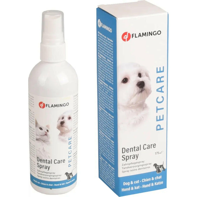 Flamingo Dental Care Spray - oral hygiene product for dogs and cats, in spray form.