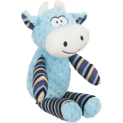 Flamingo Plush Happy Cow - plush cow with built-in squeaker.