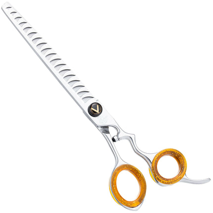 P&W Alien Hand Made Chunker - professional single-sided thinning shears with micro-grinding, 18 teeth.