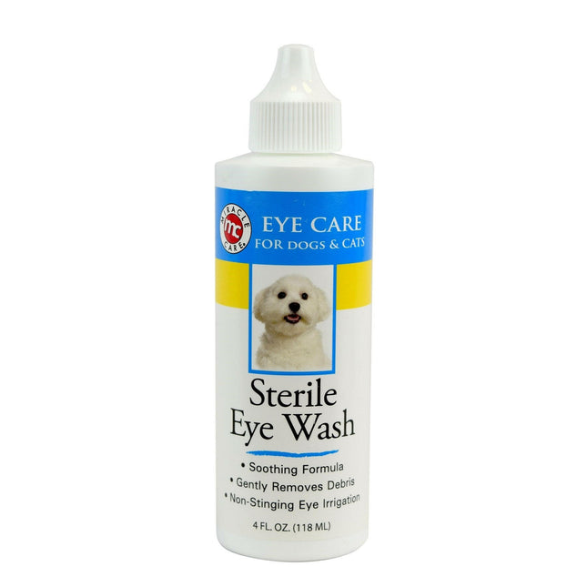 Miracle Care Sterile Eye Wash - sterile solution for rinsing the eyes of dogs and cats.