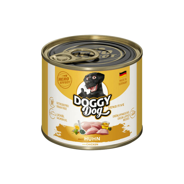 Doggy Dog Chicken Sensitive - grain-free wet dog food with chicken.