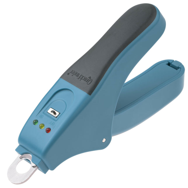 Miracle Care QuickFinder Trimmer - nail clipper for medium dogs with a safety sensor to prevent cutting too short.