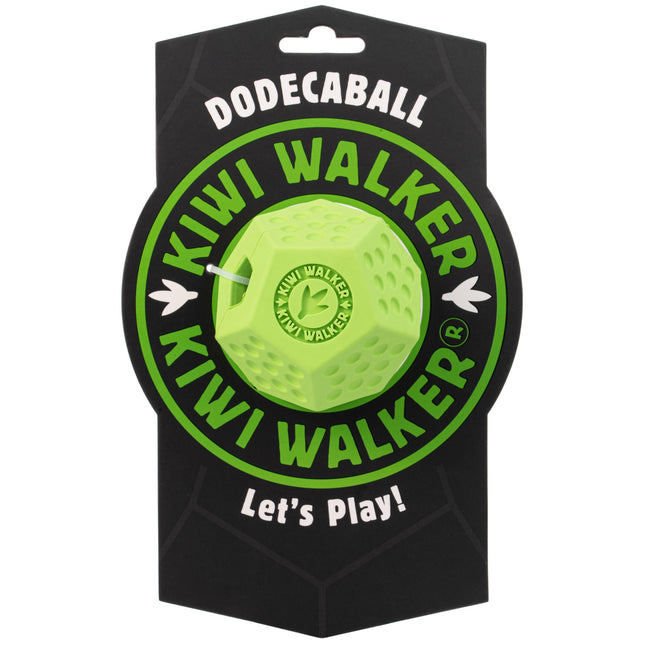 Kiwi Walker Let's Play Dodecaball - geometric treat toy for medium dogs.