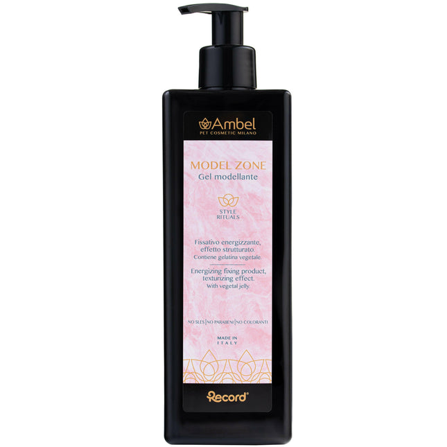 Ambel Model Zone - lightweight styling gel that facilitates fur trimming.