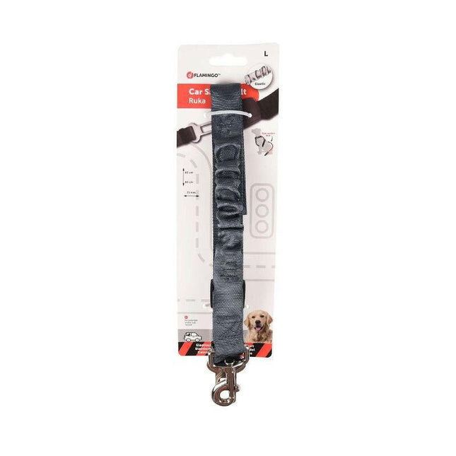 Flamingo Seat Belt Ruka - cushioned seat belts for dogs in the car.