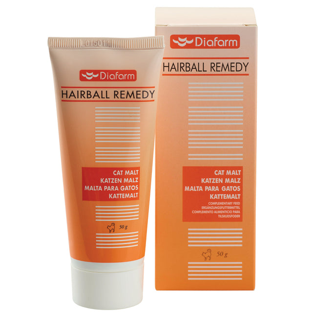 Diafarm Cat Malt - hairball control paste for cats, prevents the formation of hairballs.