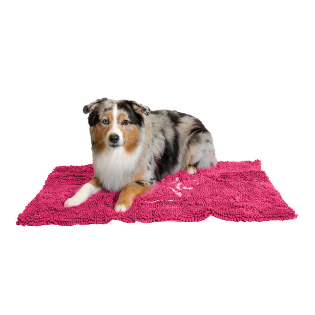 Show Tech Multi-Purpose Absorbent Mat - non-slip absorbent mat made of microfiber - pink.