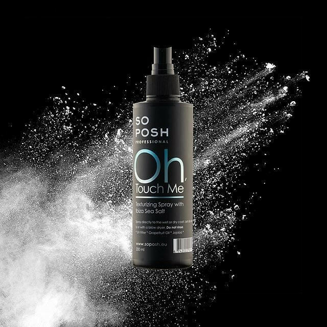 So Posh Oh, Touch Me - Texturizing Fur Spray with Sea Salt, with UV Filter.