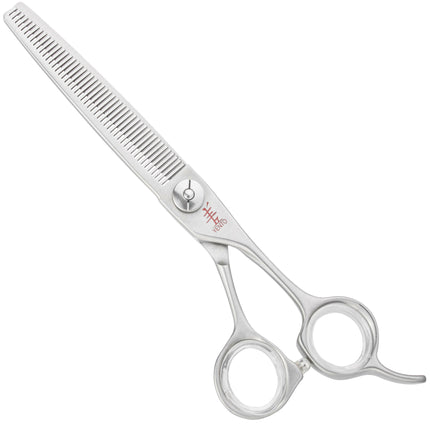 Yento Ergo - professional single-sided thinning shears, 48 teeth.