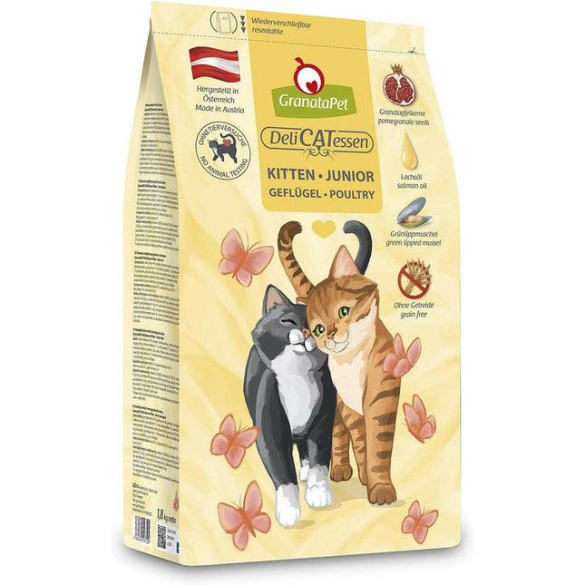 GranataPet DeliCatessen Kitten/Junior Poultry - grain-free food for kittens, with poultry.