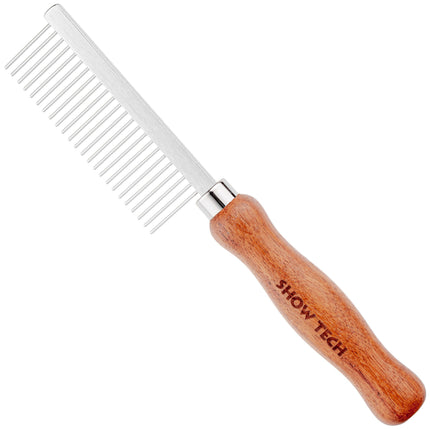 Show Tech Metal Comb with Wooden Handle.