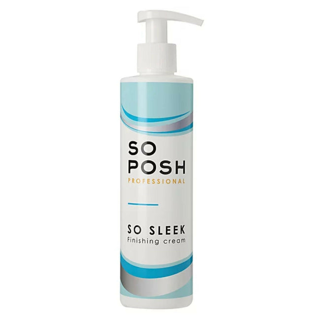 So Posh So Sleek Finishing Cream - lightweight finishing cream that smooths and adds shine to the coat.