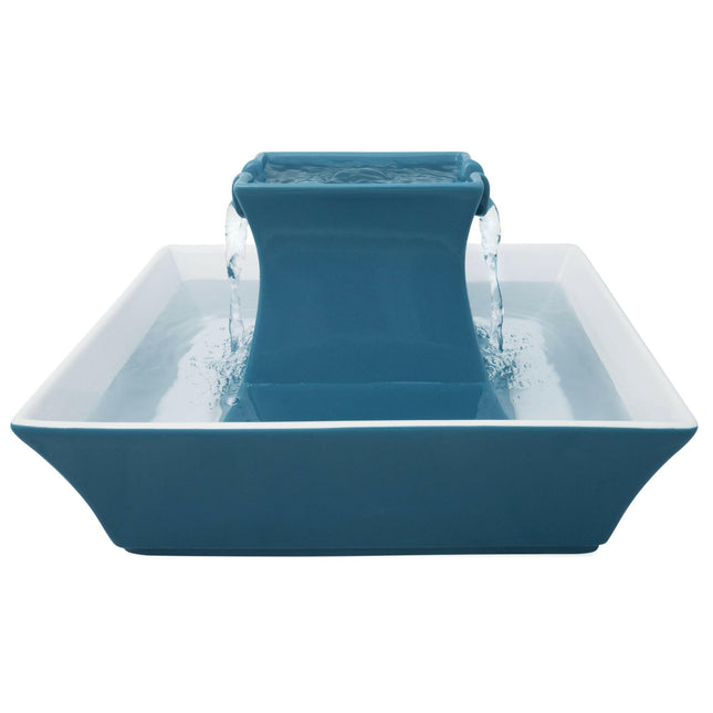 PetSafe Drinkwell Pagoda Ceramic Pet Fountain 2L - ceramic fountain for cats and dogs.