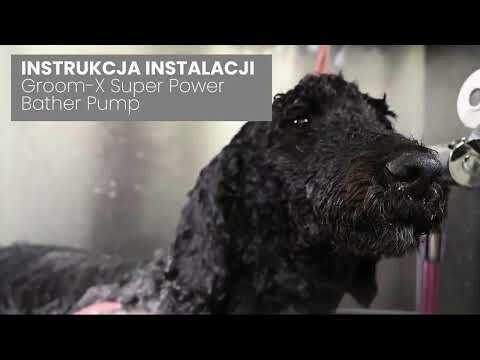 Groom - X Super Power Bather Pump - professional pressure bathing kit for pets.