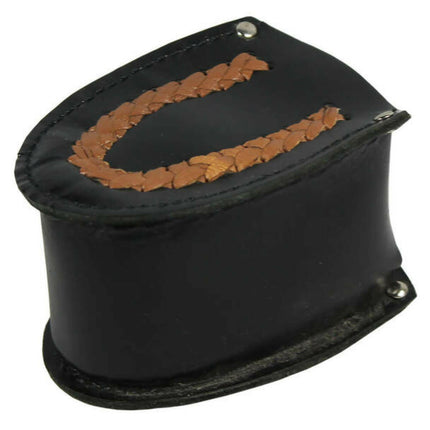 Chris Christensen Oval Brush Cover Small - leather cover, brush case.