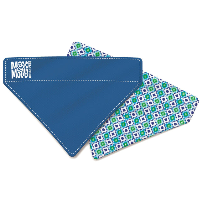 Max & Molly Reversible Bandana Retro - double-sided bandana for dogs.