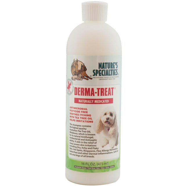 Nature's Specialties Derma - Treat Shampoo - anti-itch antibacterial shampoo for dogs and cats, concentrate 1:6.
