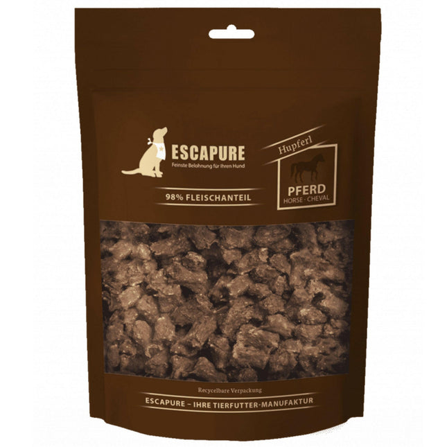 Escapure Hupferl Horse - meat treats for dogs, horse meat.