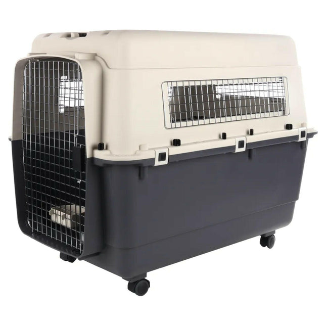 Flamingo Nomad IATA XXL Transport Box - Dog Carrier with Wheels.