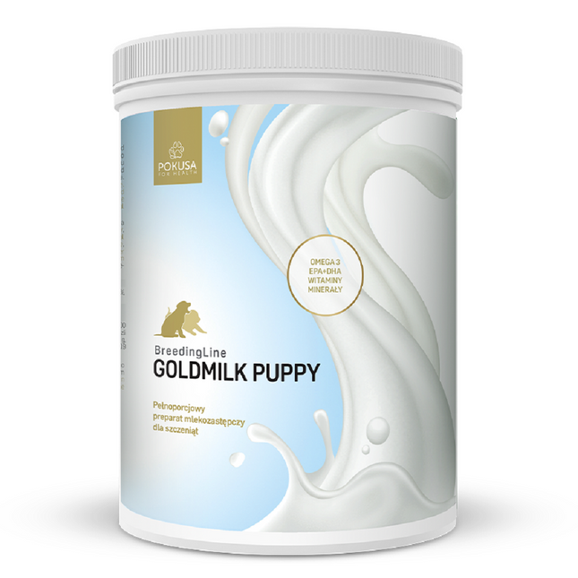 Pokusa BreedingLine GoldMilk Puppy - complete milk replacer for puppies, from the first day of life, rich in DHA.