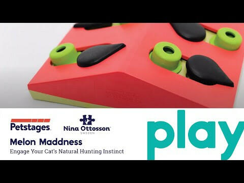 Nina Ottosson Cat Melon Madness Treat Puzzle Level - logic game for cats, level.