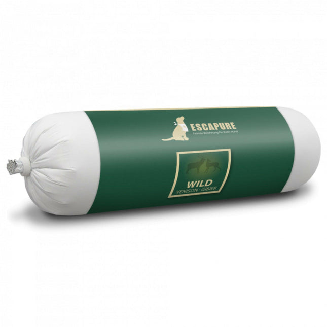 Escapure Wild Sausage - wet food for dogs, meat stick, venison.