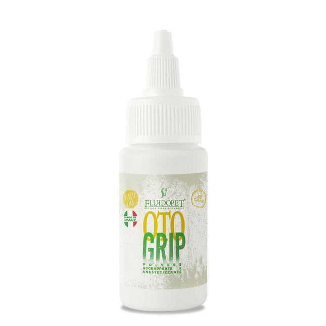 FluidoPet Oto Grip - powder for removing hair from dog's ears.