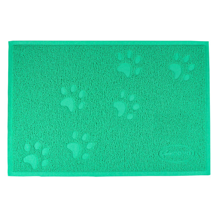 Record Pet Bowl Mat - non-slip mat for dog and cat bowls - Sea.