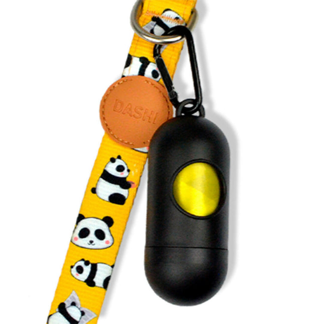 Dashi Poop Bag Dispenser + 2 Roll Bags - Dog Waste Bag Holder and 2 Rolls of Biodegradable Bags.