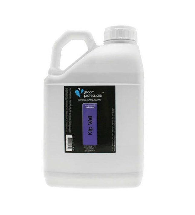Groom Professional Klip Well Blade Wash - cleaning and disinfecting liquid for blades.