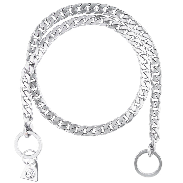 Show Tech Flat Link Show Chain Stainless - Stainless Steel Show Chain - 90cm.